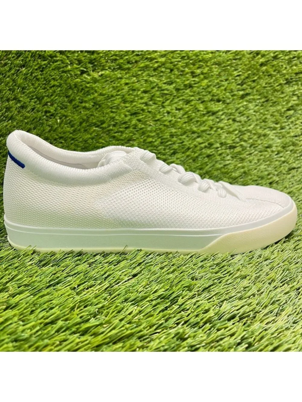 Rothy's The Lace Up Womens Size 9 White Athletic Running Walking Shoes Sneakers